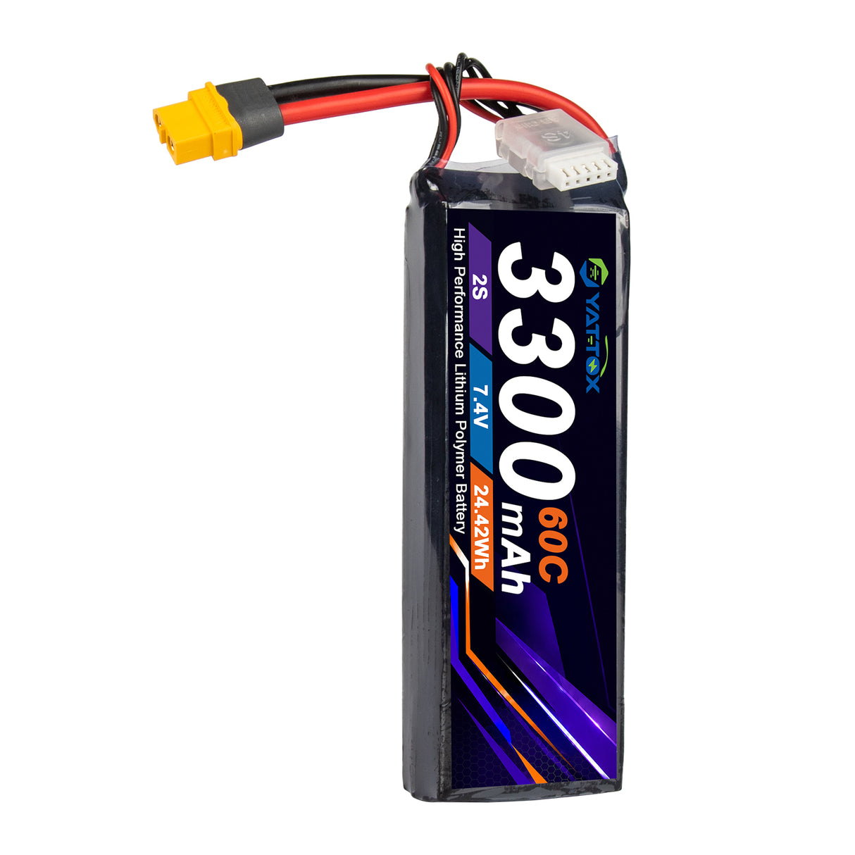 2S 3300mAh 60C 100%LCO Lipo Battery