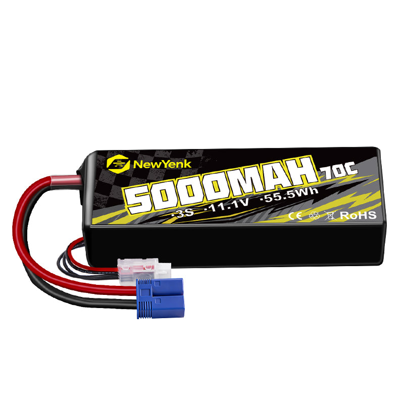 Yattox 3S 5000mAh 70C 100% LCO Lipo Battery with EC5