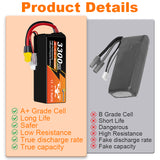 Yattox 3S 3300mAh 60C Lipo Battery With XT60/EC5 100% LCO