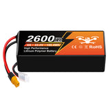 NewYenk 6S 2600mAh 22.2V 35C With XT60 100% LCO LiPo Battery