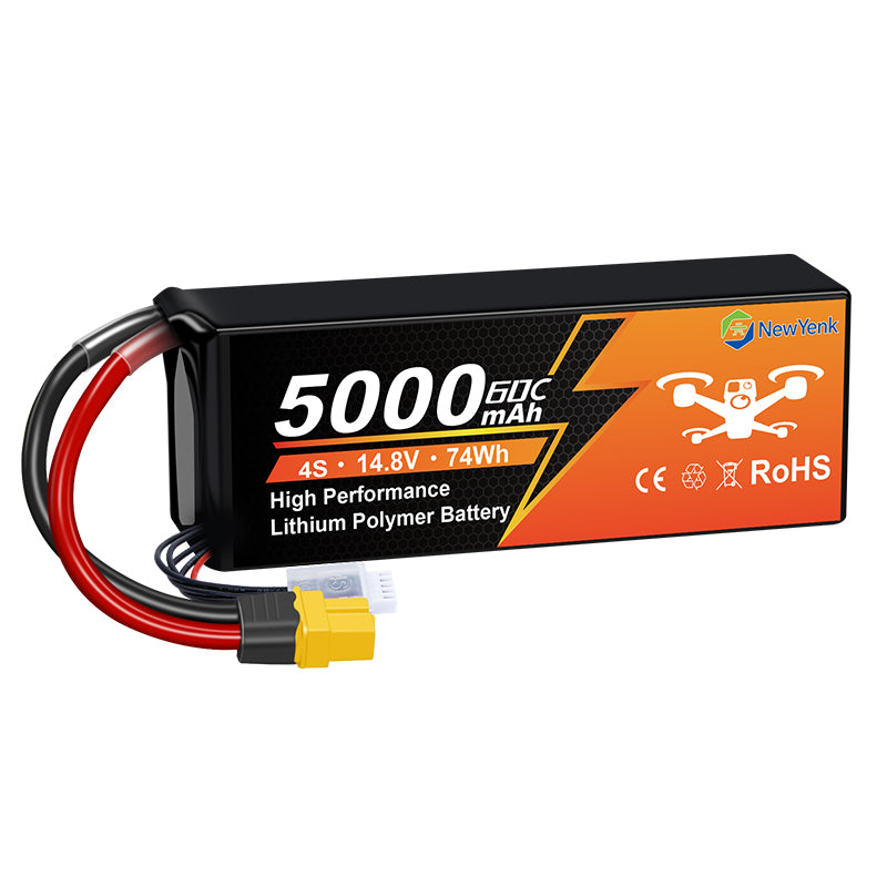 Yattox 4S 5200mAh 60C 100%LCO Lipo Battery