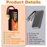 NewYenk 3S 5500mAh 11.1V 35C with EC5/Deans T 100% LCO LiPo Battery