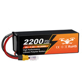 NewYenk 2S 2200mAh 7.4V 40C with XT60/T/Dean Plug 100% LCO LiPo Battery