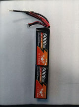 Yattox 12S 5000mah 60C 100% LCO Lipo Battery Stick Pack  No Connector