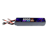Yattox 12S 6000mAh 60C Stick Pack No Connector