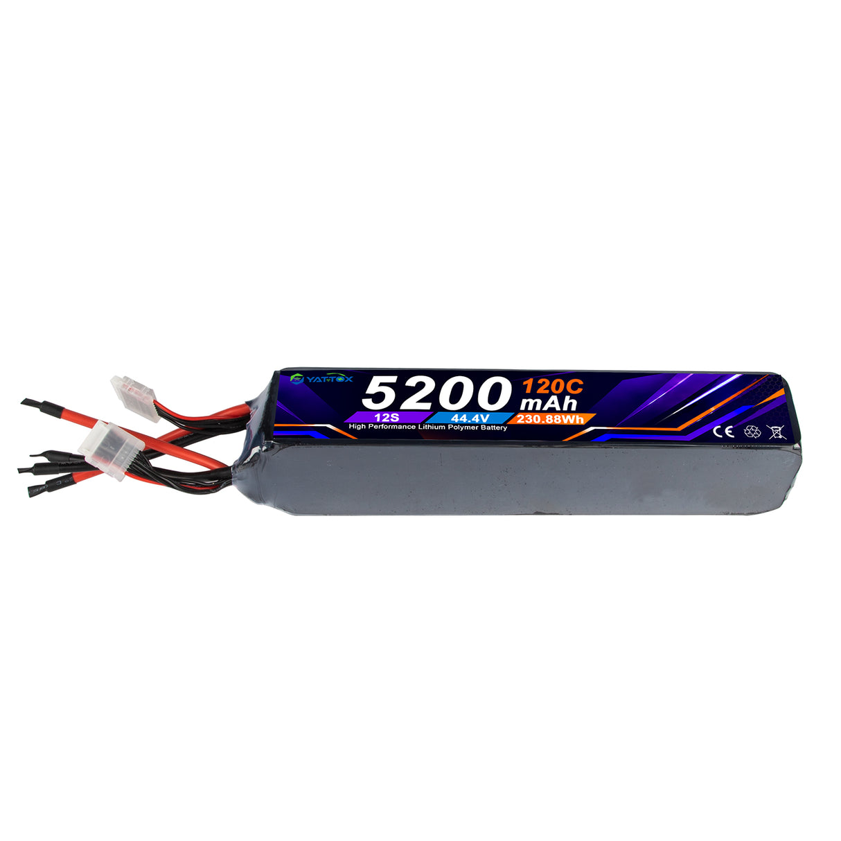 Yattox 12S 5200mAh 120C Lipo Battery