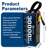 Yattox 6S 30000mAh 5C Semi Solid State Battery