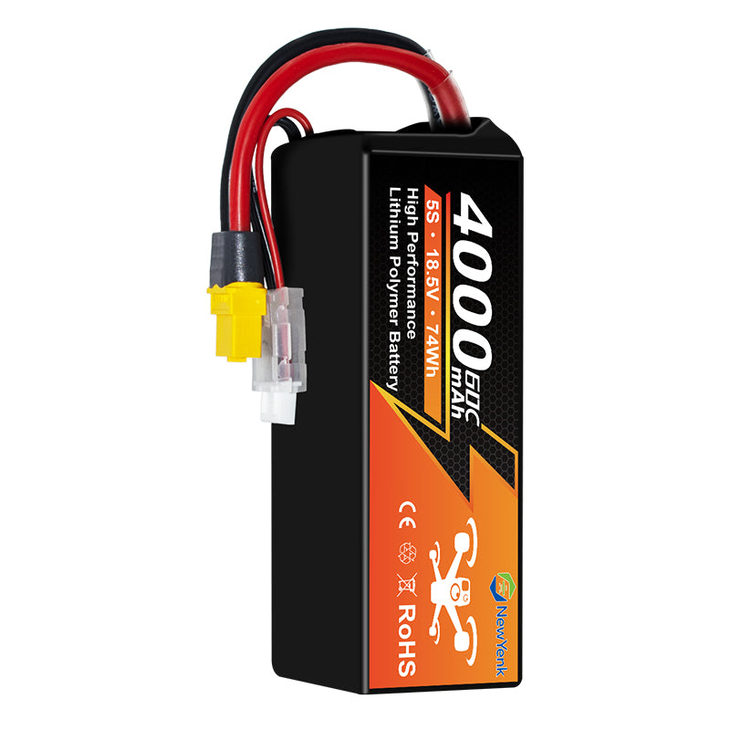 Yattox 5S 4000mAh 60C 100% LCO Lipo Battery with XT90
