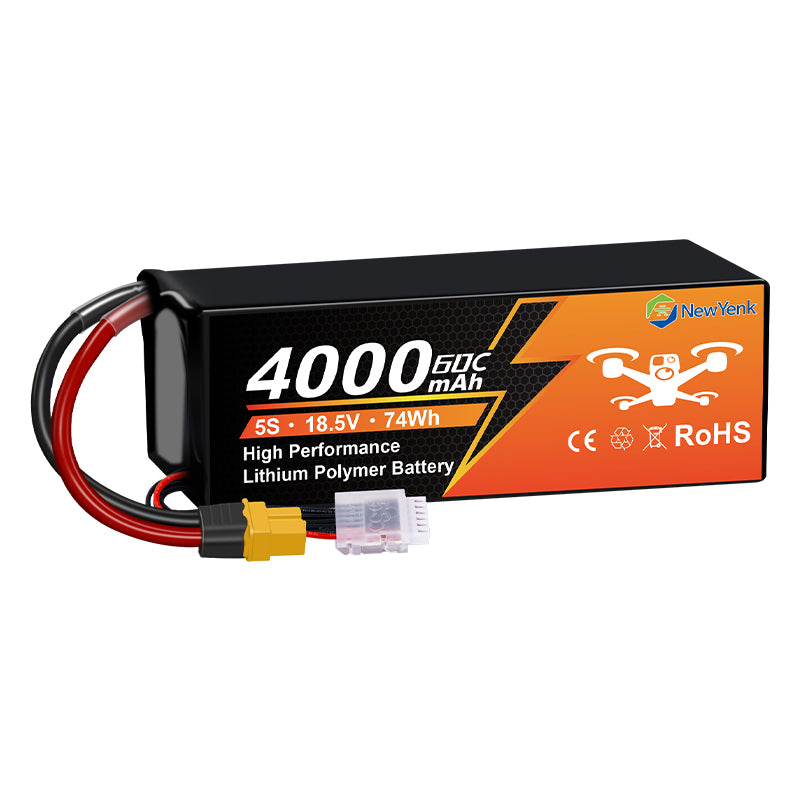 Yattox 5S 4000mAh 60C 100% LCO Lipo Battery with XT90