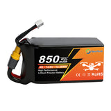 Yattox  4S 850mAh 70C 100% LCO Lipo Battery with XT60/XT30