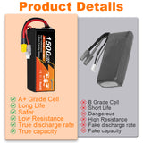 NewYenk 4S 1500mAh 14.8V 100C with XT60 100% LCO LiPo Battery
