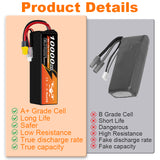 NewYenk 6S 10000mAh 22.2V 30C With EC5/XT90 100% LCO LiPo Battery
