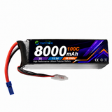 Yattox 3S 8000mAh 100C 100%LCO Lipo Battery