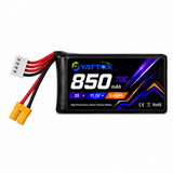 Yattox  3S 850mAh 70C 100% LCO Lipo Battery with XT60/XT30