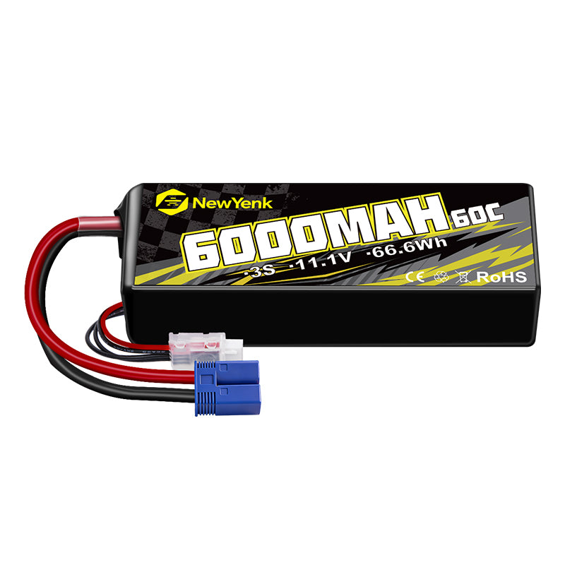 Yattox 3S 6000mAh 60C （Burst 120C）Lipo Battery with EC5  100% LCO Material