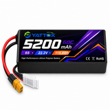 Yattox 4S 5200mAh 60C 100%LCO Lipo Battery