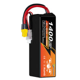 Yattox  6S 1400mAh 22.2V 100C With XT60 Plug 100% LCO LiPo Battery