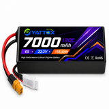 Yattox 6S 7000mAh 22.2V 120C With XT60 100% LCO LiPo Battery