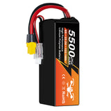NewYenk 6S 5500mAh 22.2V 25C With EC5 100% LCO LiPo Battery