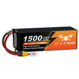NewYenk 3S 1500mAh 11.1V 100C with XT60 100% LCO LiPo Battery