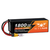 NewYenk 3S 1800mAh 11.1V 100C with XT60 100% LCO LiPo Battery