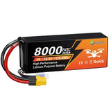 Yattox  4S 8000mAh 60C with XT60 100% LCO Lipo Battery